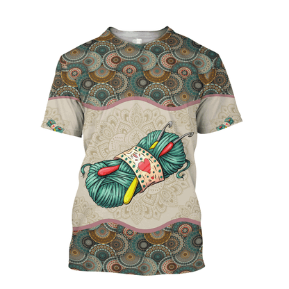 Knitting 3D All Over Printed Shirts For Men and Women