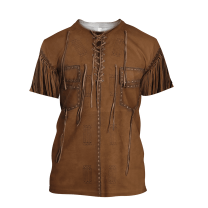 Cowboy Jacket No26 Cosplay 3D Over Printed Unisex Deluxe Hoodie ML