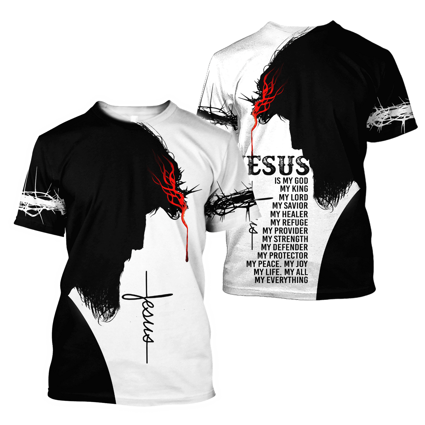 Jesus Christ New Version of the Legendary 3D Printed Hoodie, T-Shirt for Men and Women