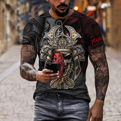 Premium Personalized 3D Printed Oni Samurai Shirts