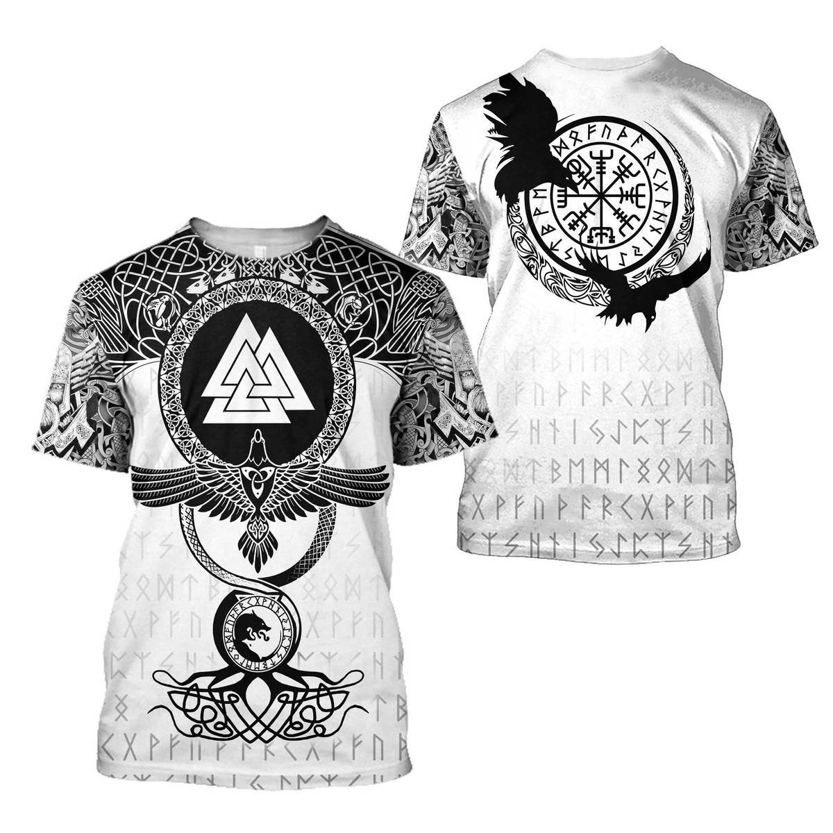 Viking Warrior Tattoo 3d All Over Printed