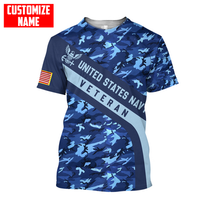 Premium Unique U.S Air Force Veteran Polo All Over Printed Personalized Shirt