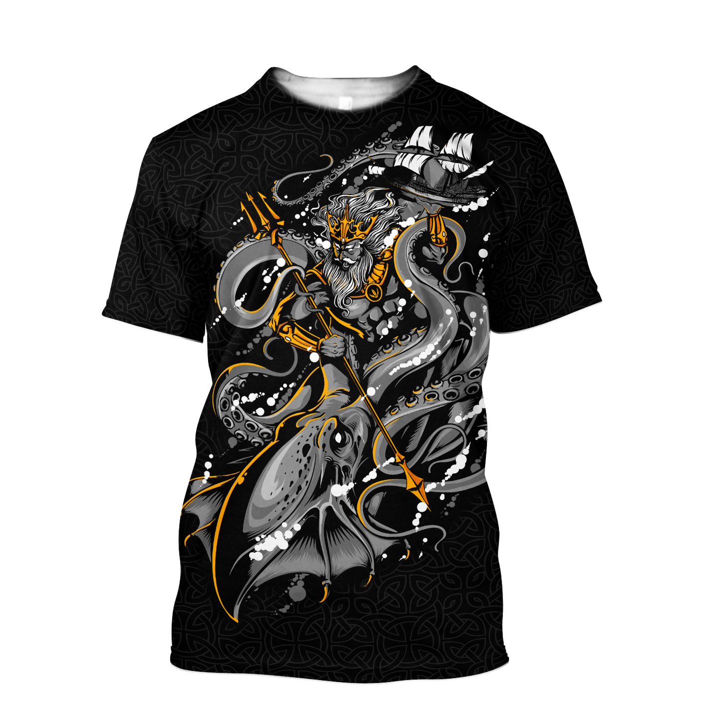 Premium Unisex Hoodie Kraken Octopus And Poseidon ML SN20022101