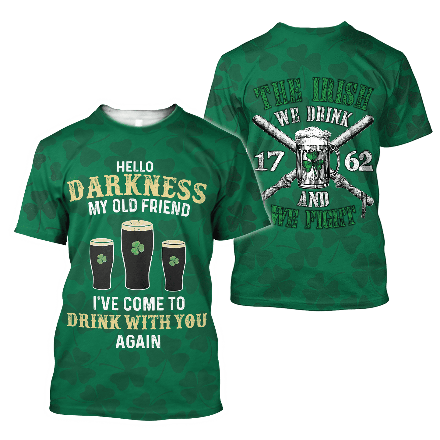 Irish Saint Patrick Day 3D All Over Printed Unisex Shirt