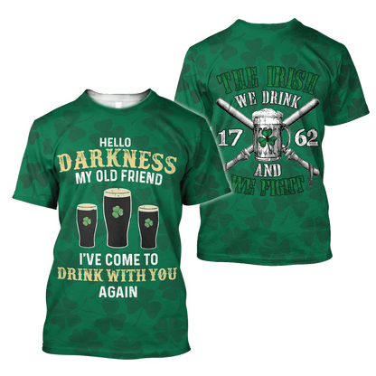 Irish Saint Patrick Day 3D All Over Printed Unisex Shirt