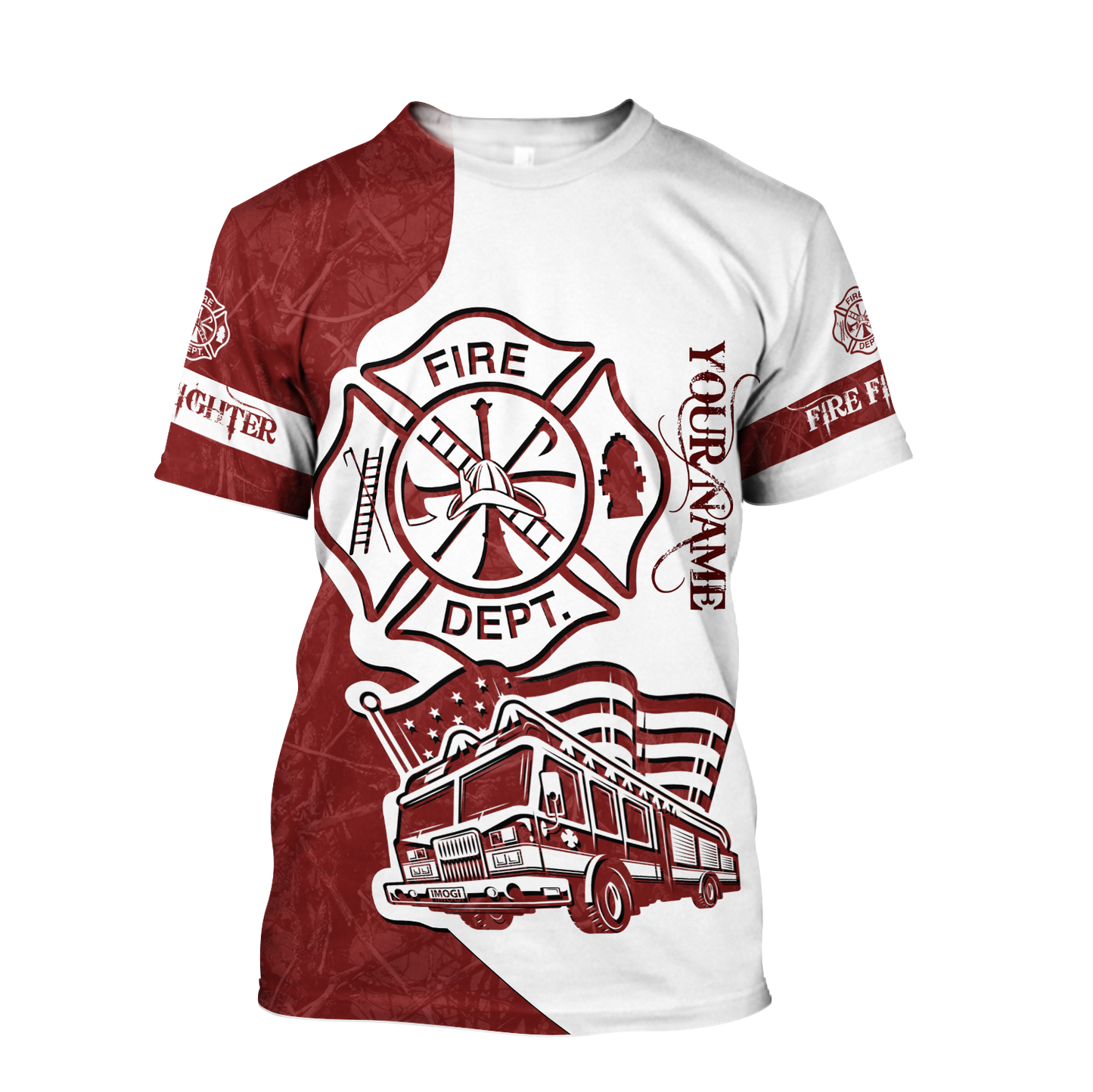 Customize Name Firefighter Hoodie For Men And Women