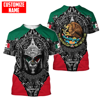Personalized Name Aztec Mexican Combo T-shirt and Short 3D All Over Printed DQB09102101