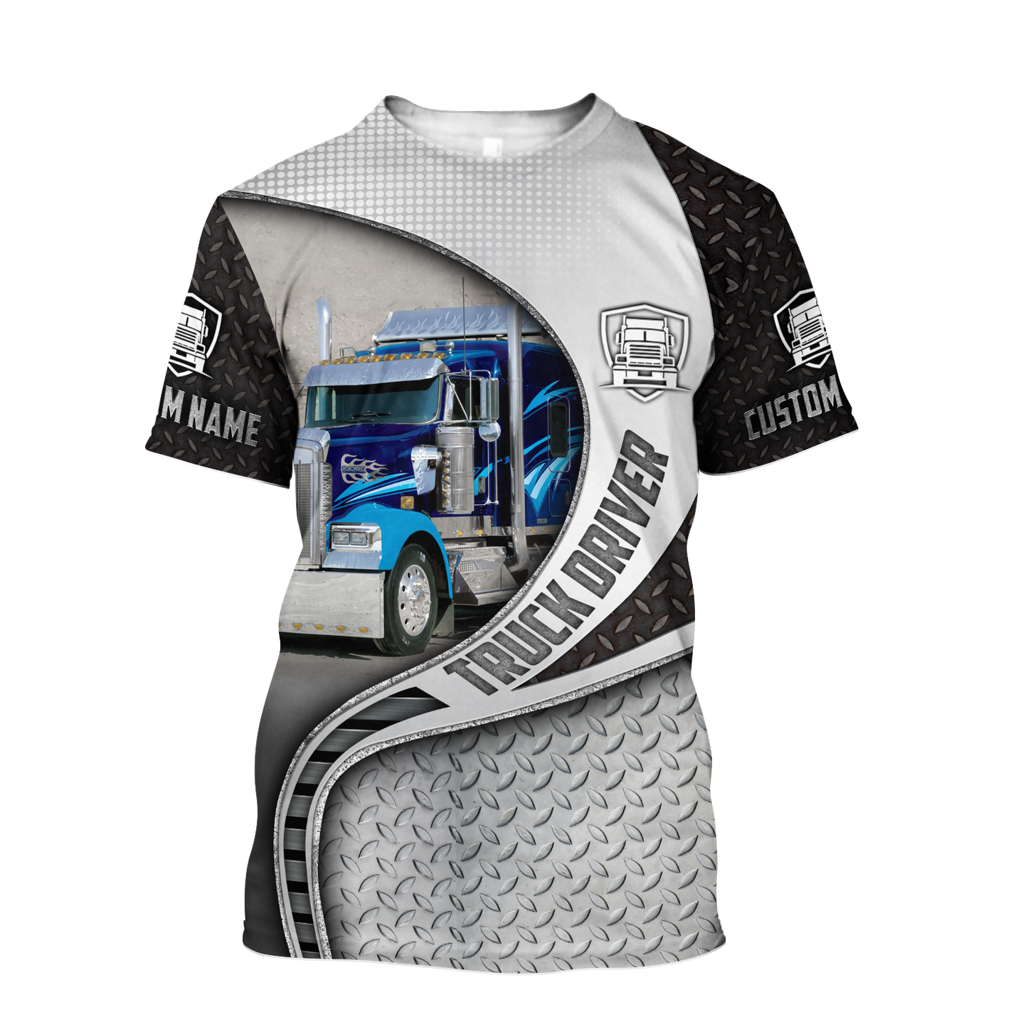 Premium Truck Driver Unisex Custom Name 3D All Over Printed Shirts MEI
