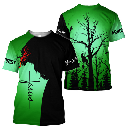 Premium Jesus Arborist Unisex 3D All Over Printed Shirts MEI