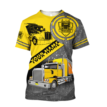 Premium Truck Driver Unisex 3D All Over Printed Shirts MEI