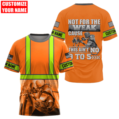 Tmarc Tee Personalized Plumber Safety Apparel
