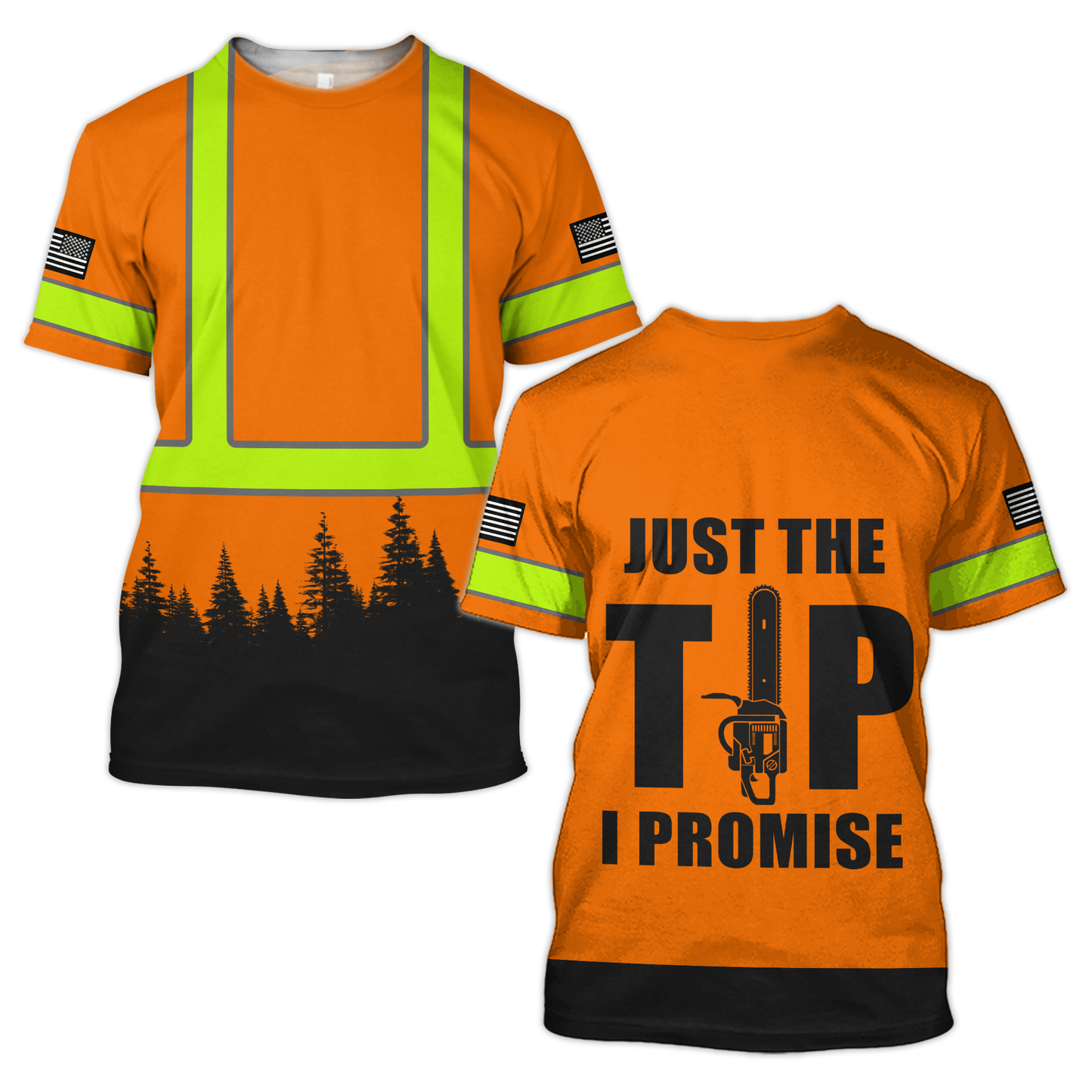 Premium Unisex All Over Printed Arborist Logger Lumberjack Shirts MEI