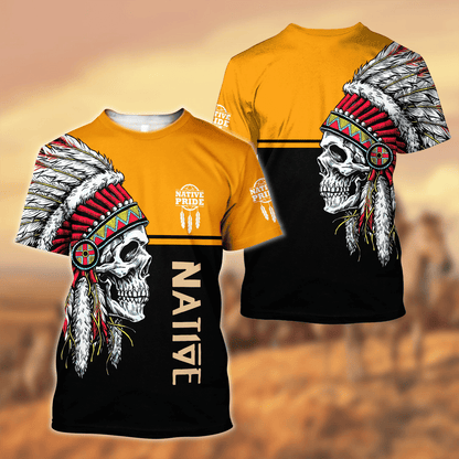 Native American3D All Over Printed Unisex Shirts