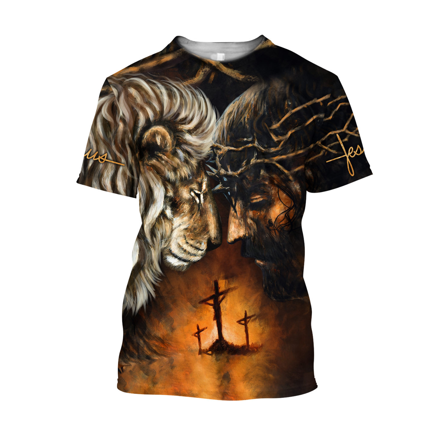 Christian Jesus Lion 3D All Over Printed Shirts