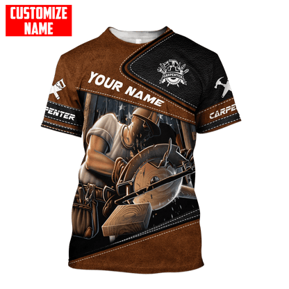 Tmarc Tee Personalized Name Carpenter 3D All Over Printed Unisex Shirts Ver 6