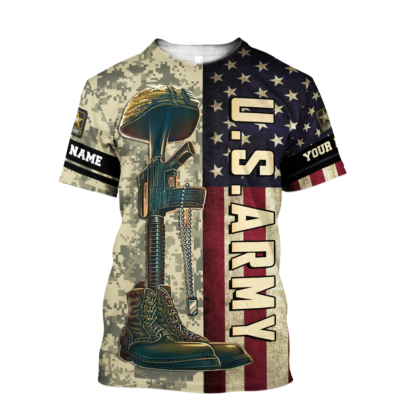 Personalized US Army 3D All Over Printed Shirts MH09062101