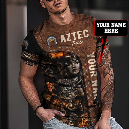 Personalized Aztec Pride 3D All Over Printed Unisex Shirts