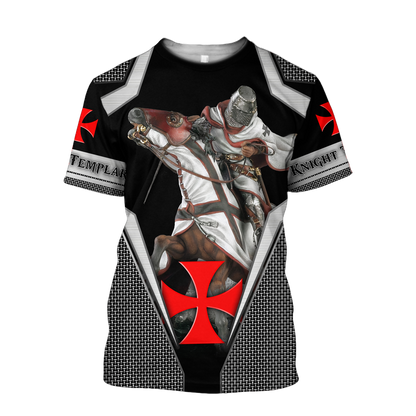 Premium Knight Templar All Over Printed Shirts For Men And Women MEI