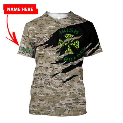 Irish Veterans - Persionalized Name 3D Hoodie Shirt For Men And Women