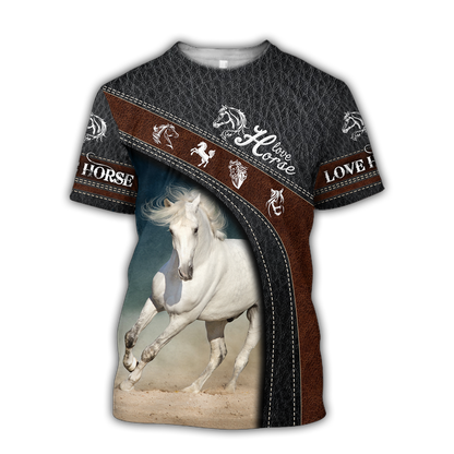 Premium Horse 3D All Over Printed Unisex Shirts