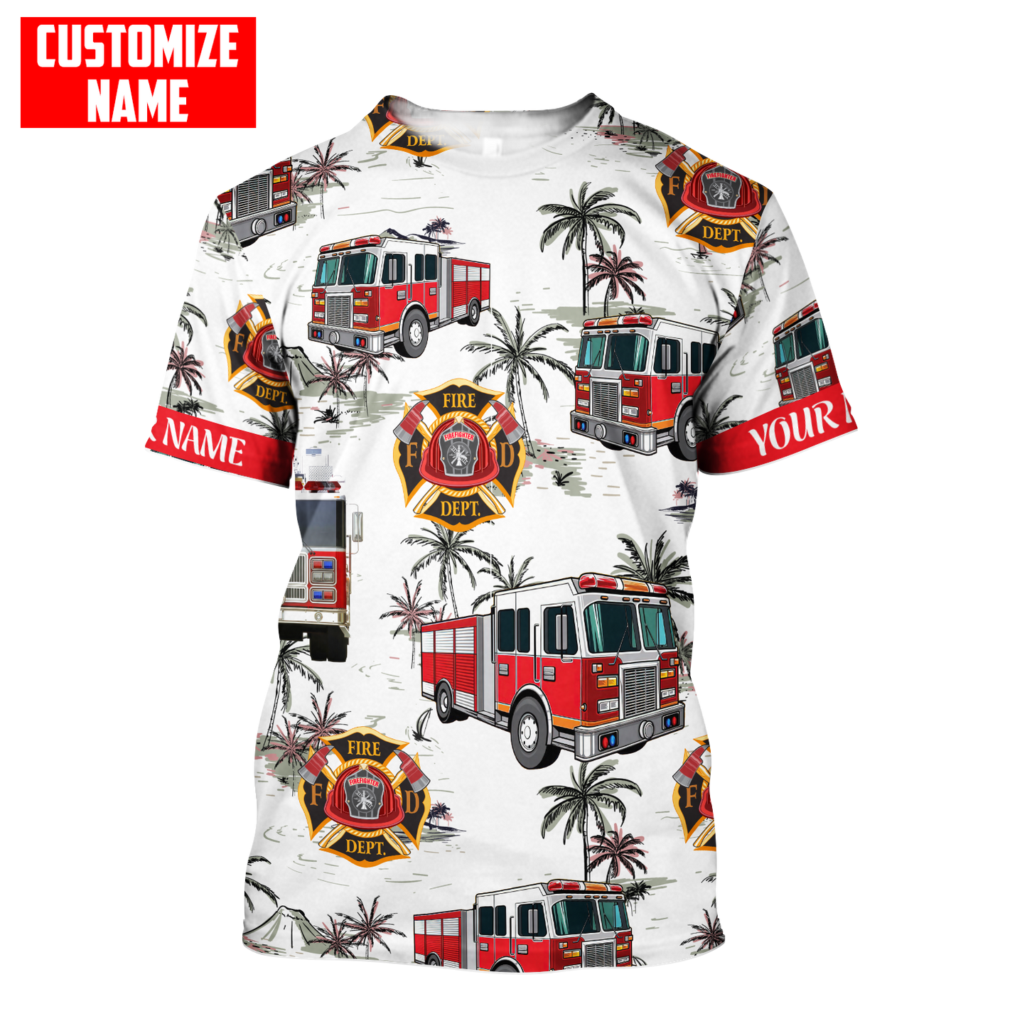 Customize Name Firefigher Hoodie For Men And Women