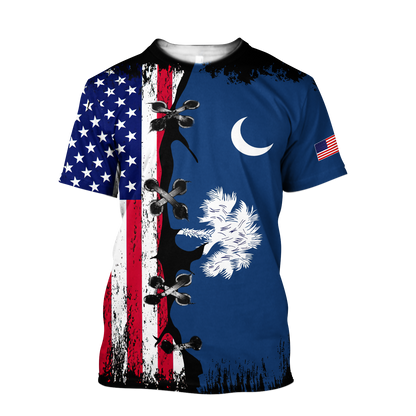 American Honduras 3D All Over Unisex Hoodie