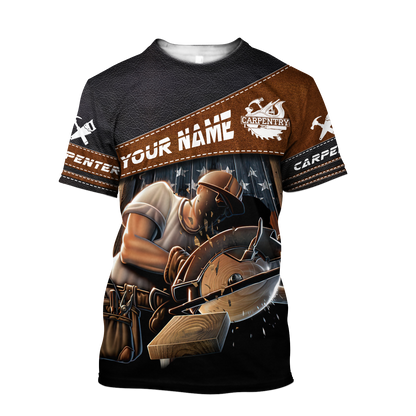 Personalized Name Carpenter 3D All Over Printed Unisex Shirts Ver 1