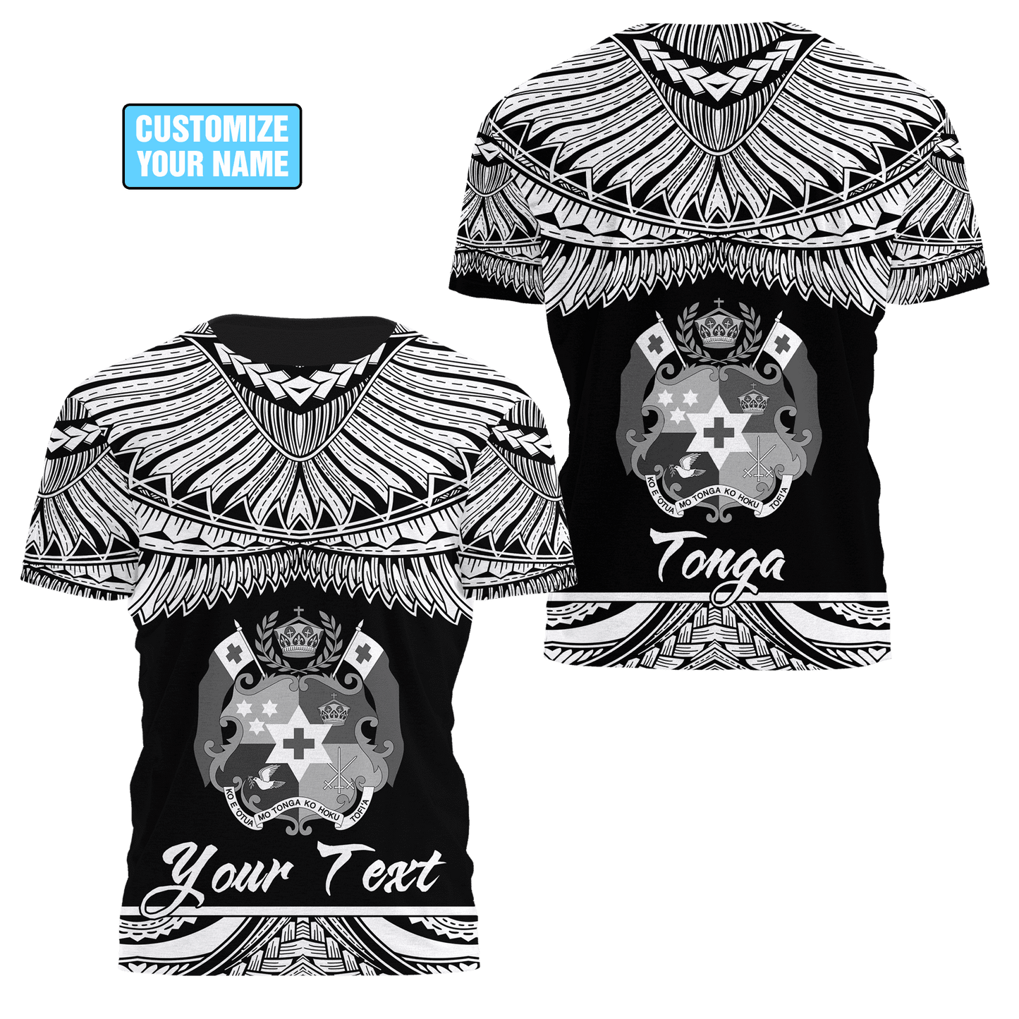 Polynesia No 30 Tong A Combo T Shirt Broad Short Personalize Name