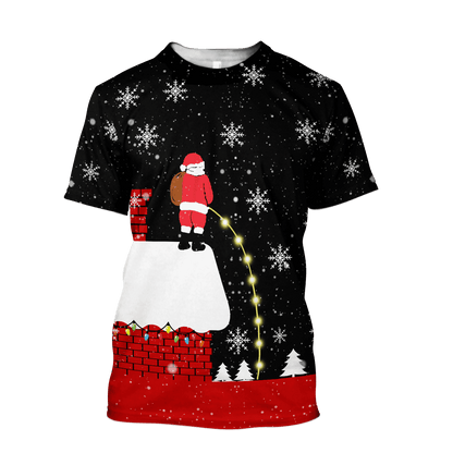 Santa Christmas 3D All Over Printed Unisex Shirts