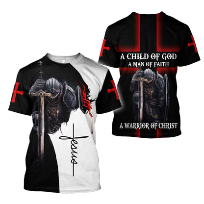 Knight of God - Christian - 3D All Over Printed Style for Men and Women