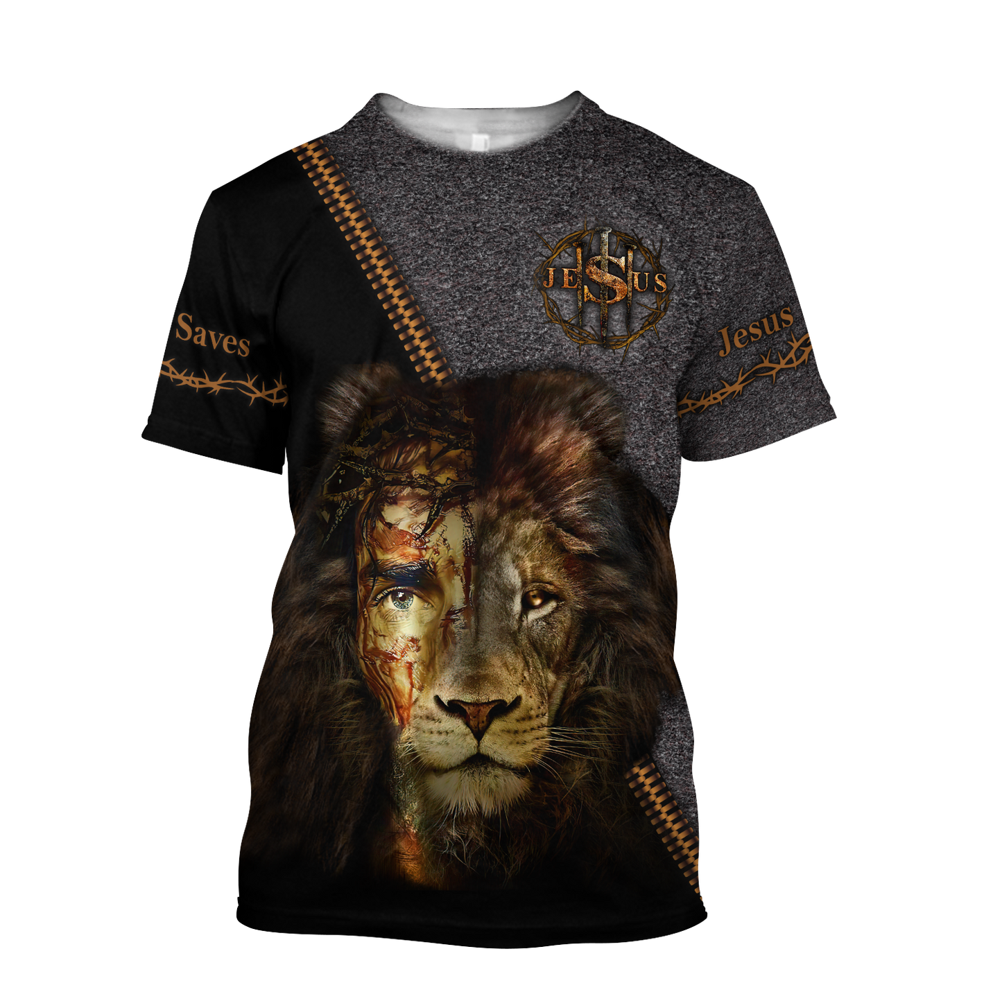 Faith in God Lion Jesus save -Christian - 3D All Over Printed Style for Men and Women