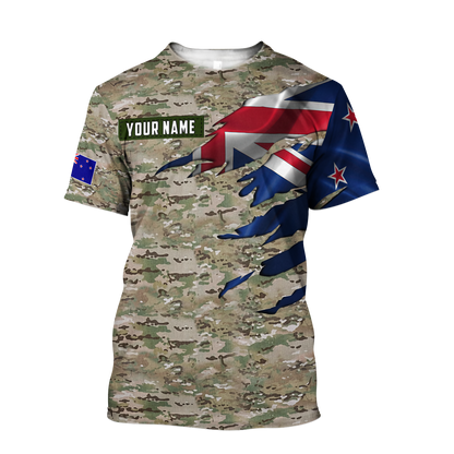 Tmarc Tee Remembrance New Zealand in my heart Camo 3D print shirts