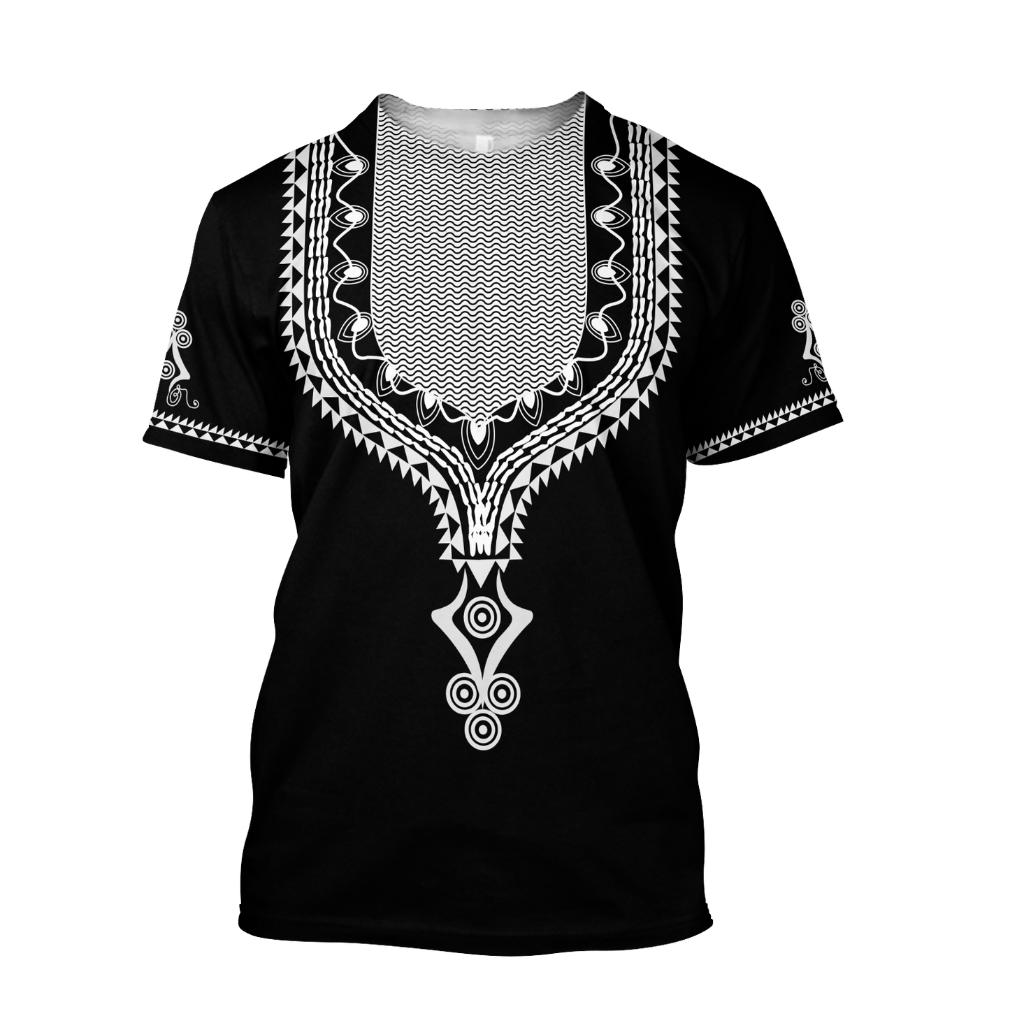 African Culture Dashiki Pattern Unisex Deluxe Hoodie ML