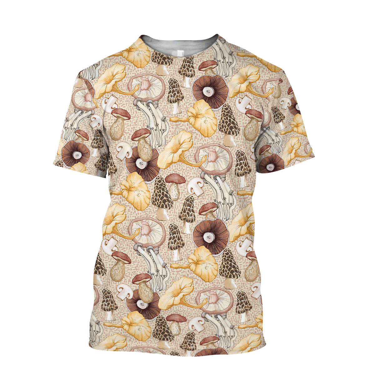 Edible mushroom Pattern 3d print shirts