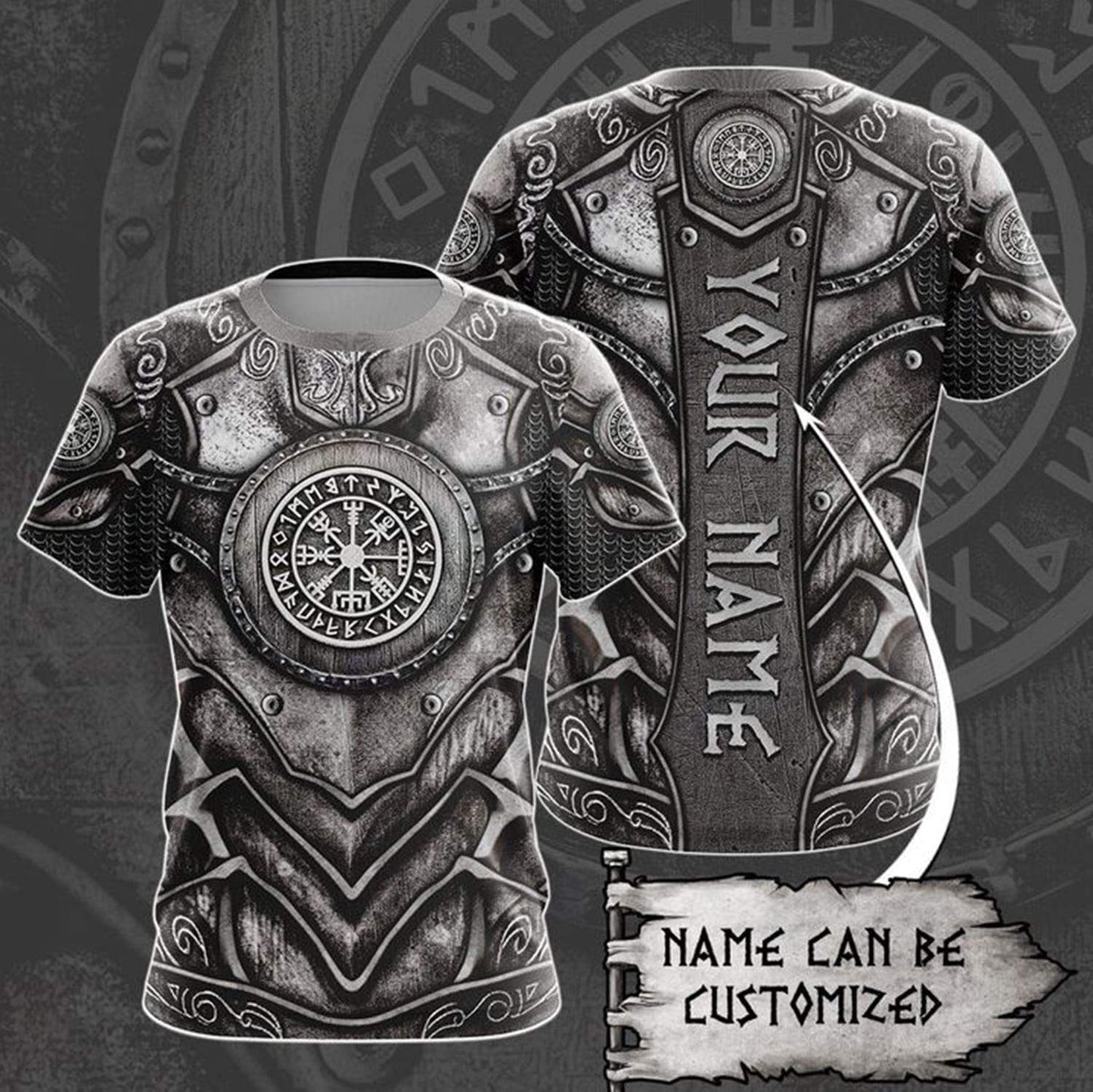 Customized Name Viking 3D All Over Printed Unisex Shirts HHT19052106