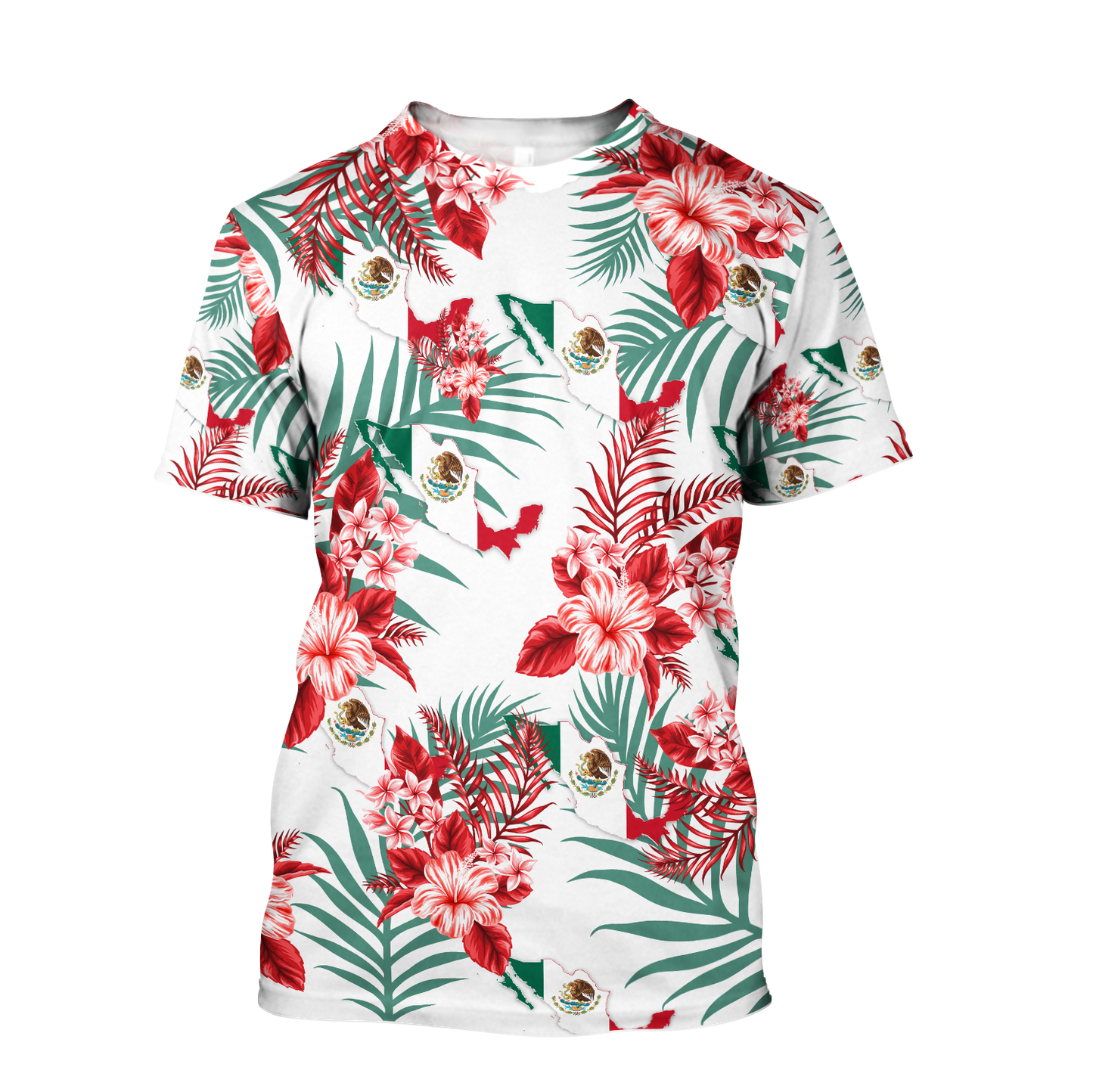 Mexico 3D All Over Printed Unisex Shirts