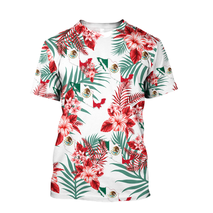 Mexico 3D All Over Printed Unisex Shirts