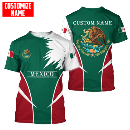 Personalized Name Mexico 3D All Over Printed Unisex Shirts DQB06072101