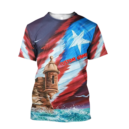 Custom Name Puerto Rico Hoodie For Men And Women MH15032101