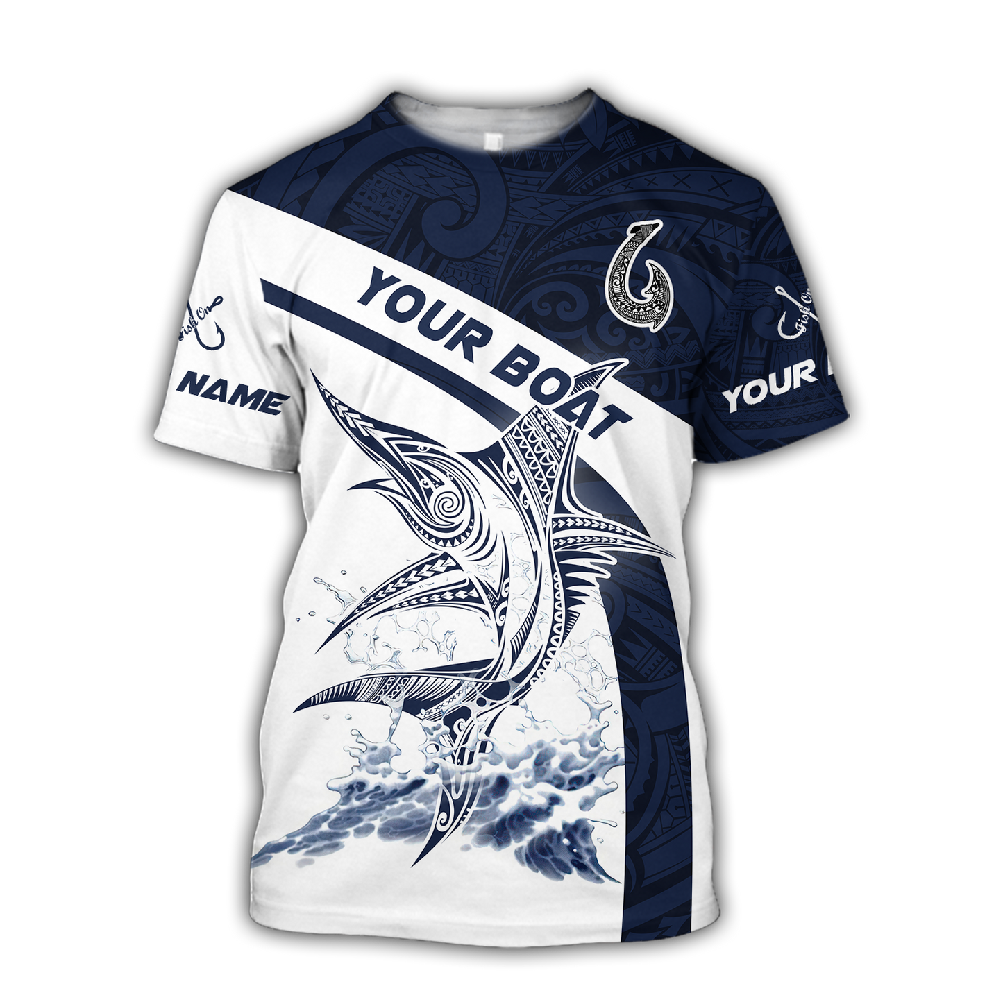 Polynesia No 1 Combo T Shirt Broad Short Go Fishing