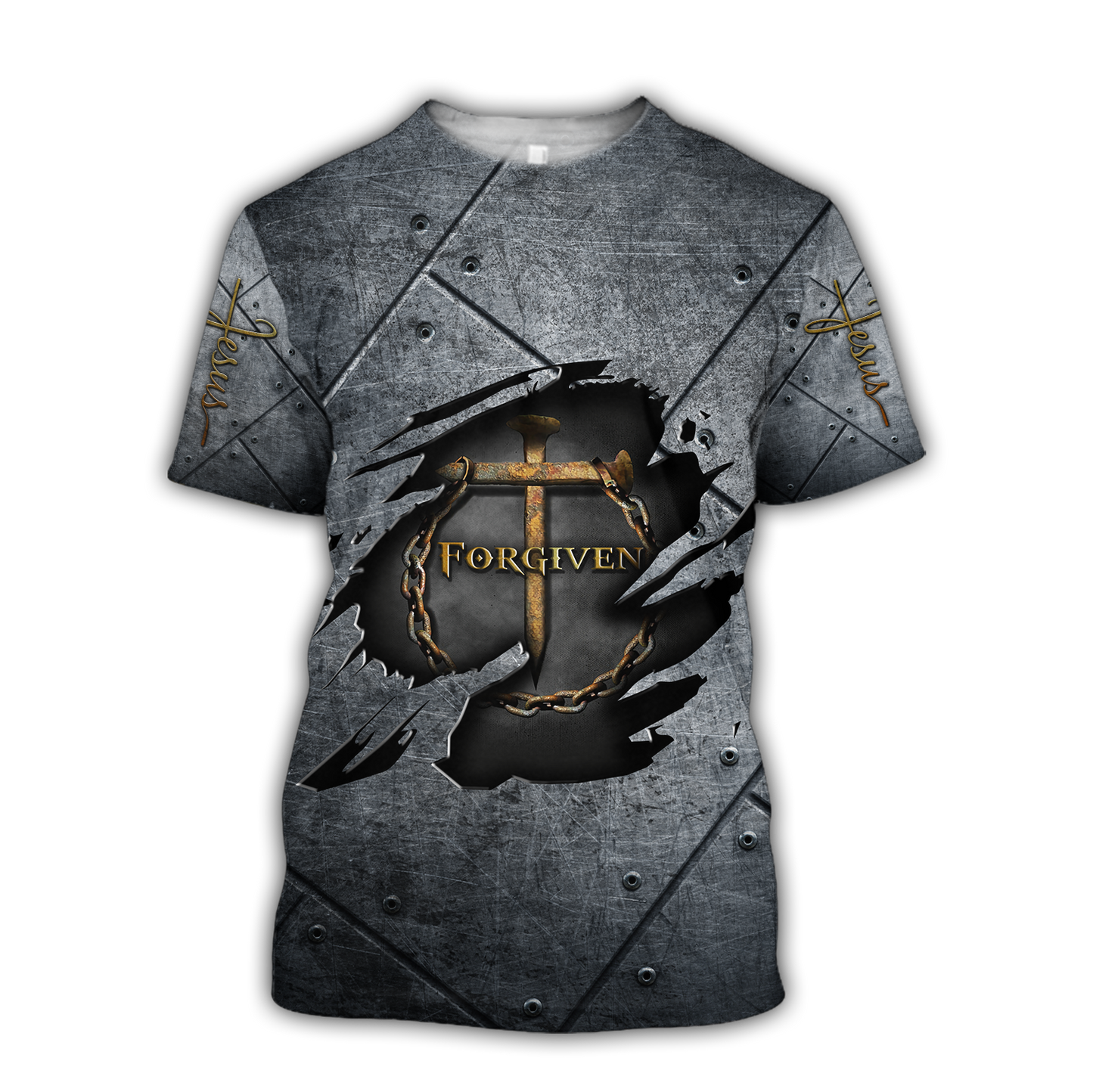 Faith in God Forgiven - Christian - 3D All Over Printed Style for Men and Women