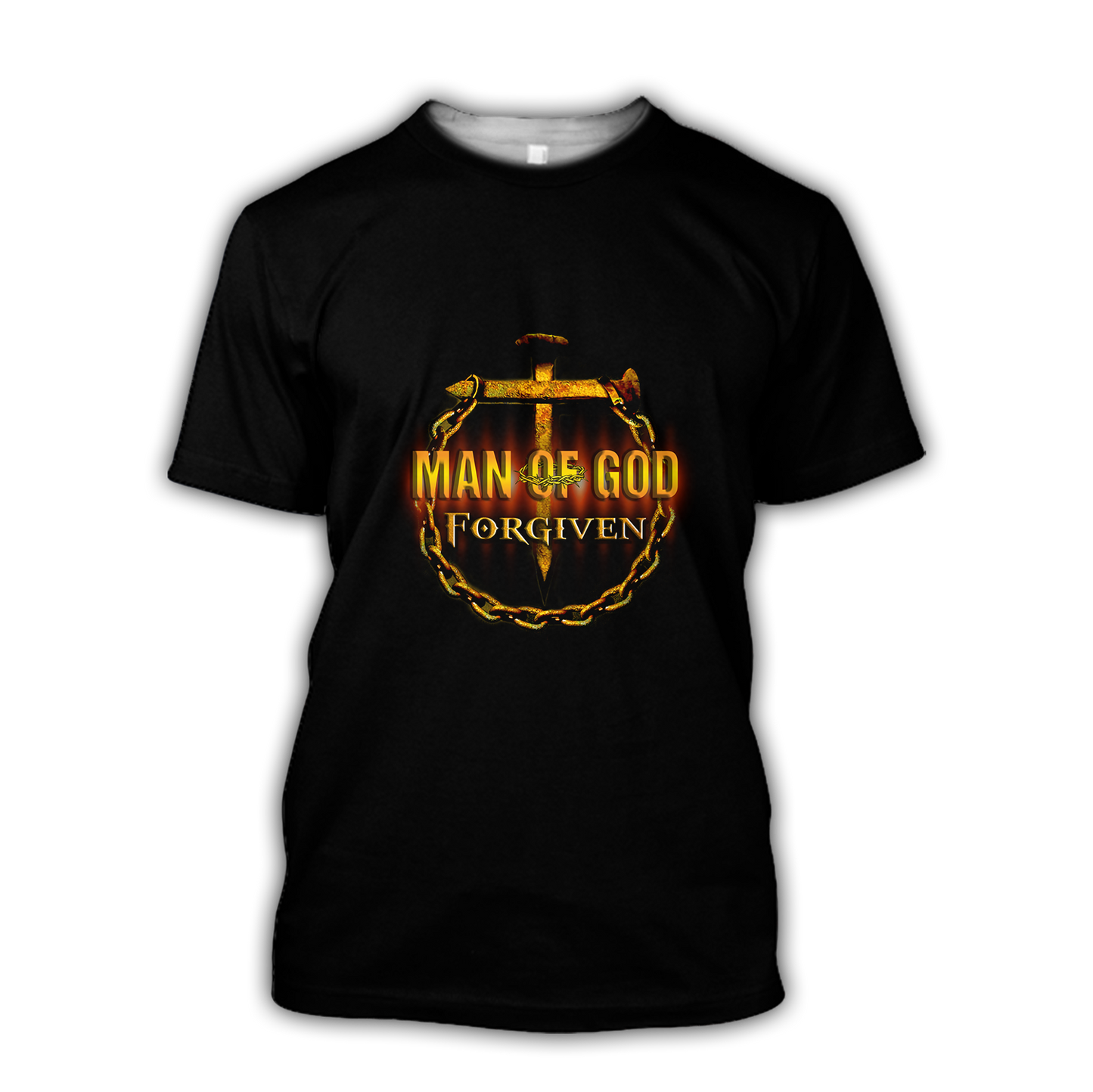 Man of God Forgiven - T-Shirt Style for Men and Women