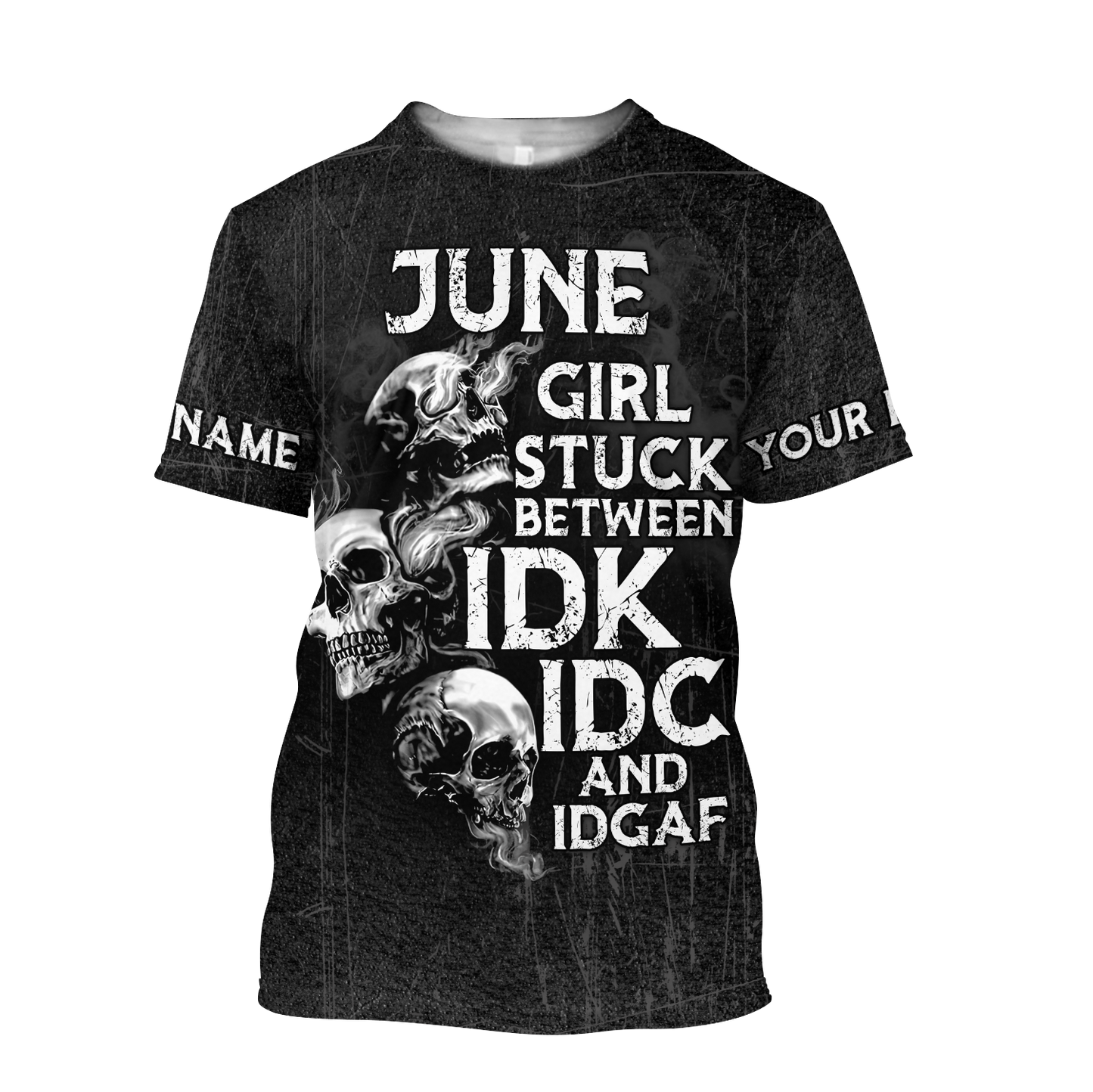 Customize Name Skull Hoodie For Men And Women TNA26042101.S1