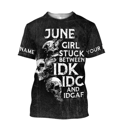 Customize Name Skull Hoodie For Men And Women TNA26042101.S1