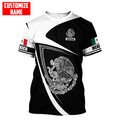 Personalized Name Mexico Combo T-shirt and Short 3D All Over Printed