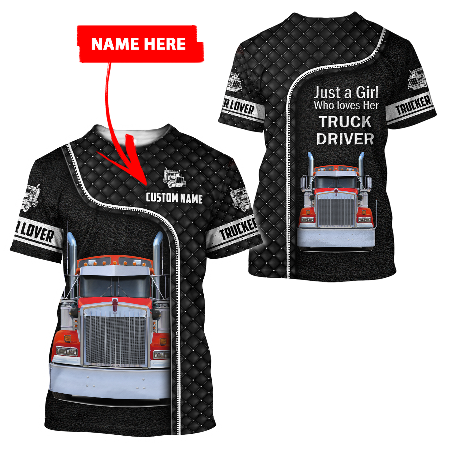 Personalized Name XT Trucker Lovers 3D All Over Printed Shirts