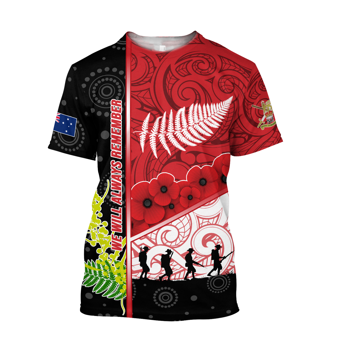 Premium Anzac Day 3D All Over Printed Unisex