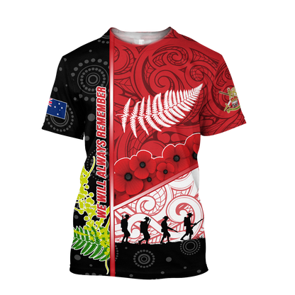 Premium Anzac Day 3D All Over Printed Unisex