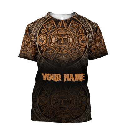 Persionalized Name Azteca Mexicano 3D All Over Printed Unisex Hoodie