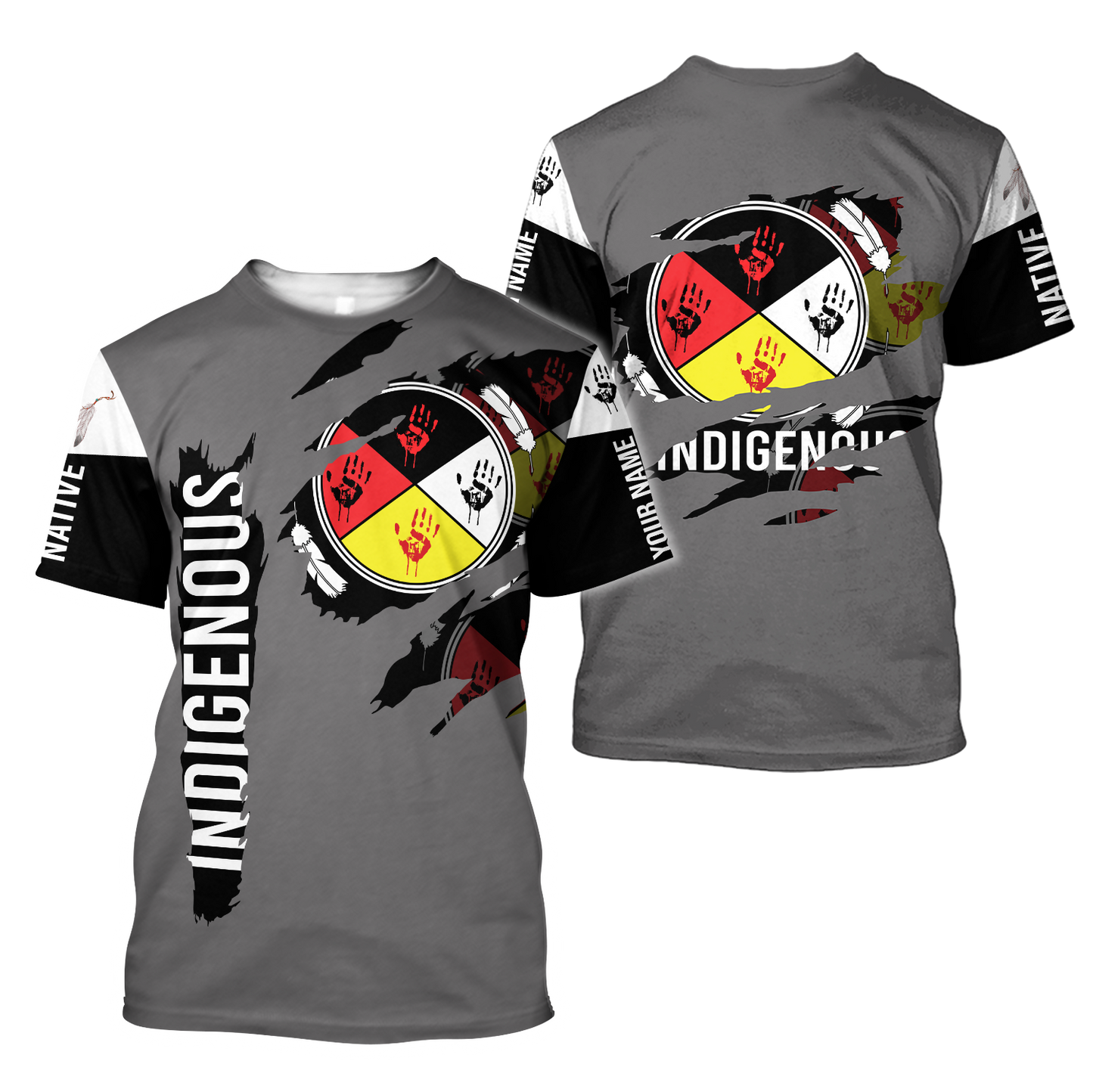 Premium 3D Printed Personalized Unisex Native American Shirts MEI